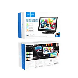 Монітор для авто HOCO HU2 Imogen 7-inch car wireless portable screen Black (6942007623681) - мініатюра 2