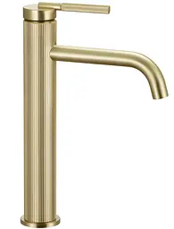 Змішувач для умивальника Rea Argon високий brushed gold REA-B7802