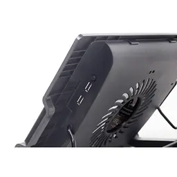 Підставка до ноутбука Gembird до 17", 1x150 mm fan, black (NBS-1F17T-01) - мініатюра 4