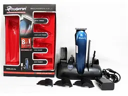 Машинка для стрижки волосся та бороди Gemei GM-596 Pro + гребінець 8 в 1 (39877-GM-596_439) - мініатюра 7