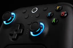 Геймпад 8BitDo Ultimate 2 для Windows і Android, ігровий контролер TMR, Еффект Холла Чорний - мініатюра 6