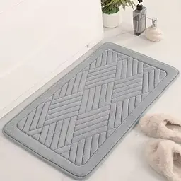 Килимок для ванної і туалету Lovely Svi м’який, абсорбуючий, нековзний 50 x 80 x 1.5 Сірий (2565040)