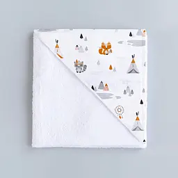 Пелюшка багаторазова Cosas непромокаюча Dream Animals 70х120 см, біла - мініатюра 2