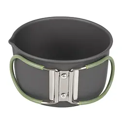 Набір посуду Bo-Camp Explorer 4 Pieces 19 Hard Anodized Grey/Green (2200241) - мініатюра 9