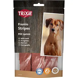 Ласощі Trixie Premio Lamb Stripes для собак смужки з ягнятком 100 г (арт.31741)