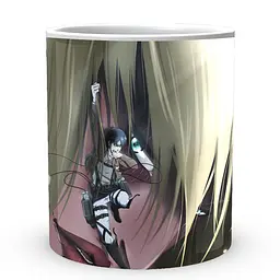 Кухоль GeekLand Attack on Titan Атака Титанів Ерен Енні AOT 002.16 330 мл білий - мініатюра 2