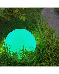 Світильник вуличний Polux 325365 Kula Led 3000K + RGB IP65 Wh - мініатюра 3