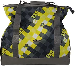 Сумка дорожня саквояж Wallaby 28L поліестер штучна шкіра Жовтий з Чорним
