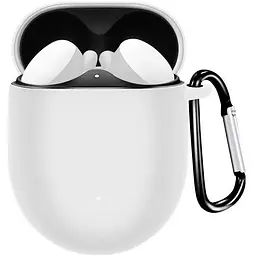 Чохол-накладка DK Silicone Candy Friendly з карабіном для Google Pixel Buds A (011407) (white)