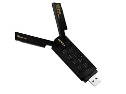 Мережевий адаптер Wi-Fi 6E USB FENVI FU-AXE5400 двохдіапазонний бездротовий MU-MIMO USB 3.0 Black (19122)