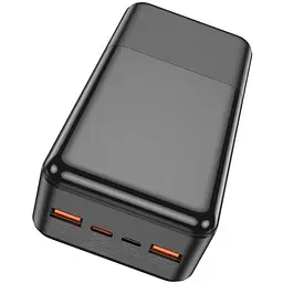 Портативна батарея - зовнішній акб Hoco J108B Universe 22.5W 30000mAh чорний - мініатюра 2