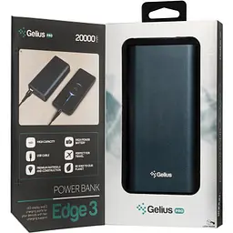 Портативна батарея Powerbank Gelius Pro Edge 3 PD GP-PB20-210 20000mAh Dark Blue - мініатюра 8