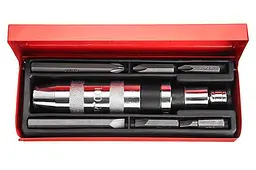 Викрутка ударна з набором біт Intertool Pro (6 предметів) HT-0431 - мініатюра 6