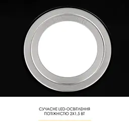 Витяжка повновбудована WEILOR WBE 58 BLACK - мініатюра 6
