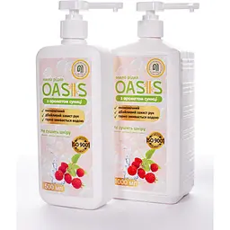 Мило рідке Nata-Oasis з ароматом суниці, з дозатором, 1000 мл - мініатюра 4