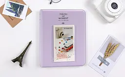 Фотоальбом фіолетовий для Fujifilm Instax Mini 64 фото Альбом для Mini (8, 9, 12, 11, 40, 99, evo, link) - мініатюра 9