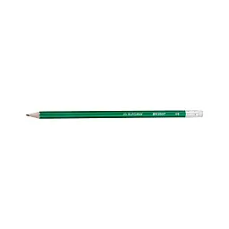 Олівець графітний Buromax НВ, with eraser, Metallic, assorted colors, tube (BM.8507) - мініатюра 3