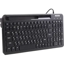 Клавіатура Maxxter KB-01B-UA USB Black (KB-01B-UA) - мініатюра 3