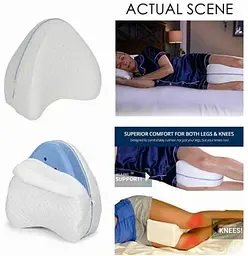 Ортопедична подушка для ніг Contour Leg Pillow з ефектом пам'яті під коліна та стегна 23х23х14,5 см - мініатюра 4