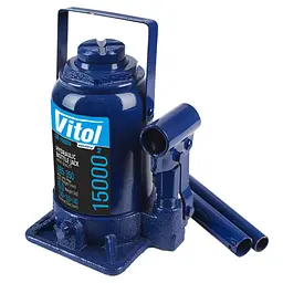 Домкрат гідравлічний телескоп Vitol 15 т JX107S (DB-15002H)
