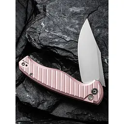 Ніж складаний туристичний Civivi Stormhowl, (8.4 см) Nitro-V / Aluminum рожевий - мініатюра 12