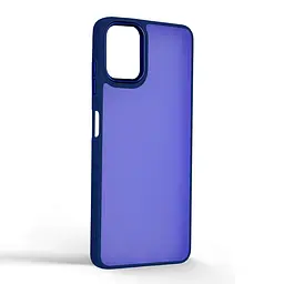 Противоударный чехол для Samsung Galaxy A06 (A065), Frame, синий, панель-накладка, термополиуретан TPU + поликарбонат PC, защита всего корпуса, защита кнопок и камеры, устойчив к деформациям, ArmorStandart (ARM84796) - мініатюра 2