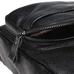 Чоловічий рюкзак Borsa Leather K1029 32x21x5 см Чорний (11003) - мініатюра 6