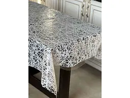 Клейонка SELENA LACE 1,35м х 22м ПВХ, ажурна "Павутинка біла"
