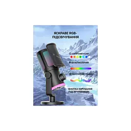 Мікрофон Fifine AM6 USB Black (AM6) - мініатюра 11