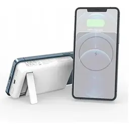 Бездротовий зовнішній акумулятор Choetech B651 10000mAh магнітний білий B651-CCWH - мініатюра 3
