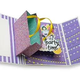 Набір для створення pop-up листівки "Party Girl" FDGCK-052, 14 x 16 см - мініатюра 4