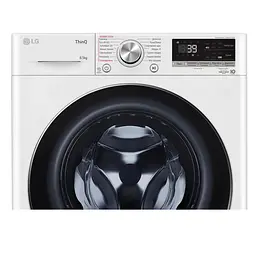 Пральна машина LG фронтальна, 8,5кг, 1200, A+++, 48см, дисплей, пара, інвертор, білий (F2V7GS9WW) - мініатюра 10