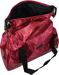 Сумка дорожня саквояж Wallaby 25 л 48×30×20 см Бордова - мініатюра 7