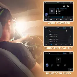 Автомобільний стерео DVD-плеєр - подвійний DIN, Bluetooth аудіо/виклик без рук, 6,2-дюймовий сенсорний BOSS Audio Systems BV9364B - мініатюра 3