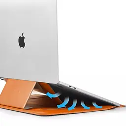 Чохол із підставкою SKIN PRO Portable Stand Sleeve 13.3" Коричневий Wiwu teh0029721 - мініатюра 6