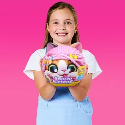 Інтерактивний ігровий набір-сюрприз Грайливі кошенята Pets & Robo Alive S2 9568, 10 різних звуків - мініатюра 2