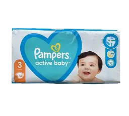 Дитячі одноразові підгузки Pampers Active Baby 3 Midi 6-10 кг 54 шт
