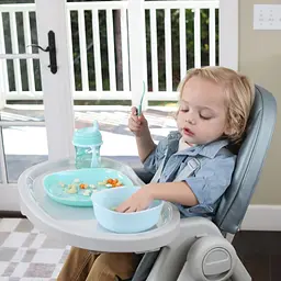 Набір тарілок Chicco Dish Set 12+ 2 шт. Блакитний (16002.15) - мініатюра 9