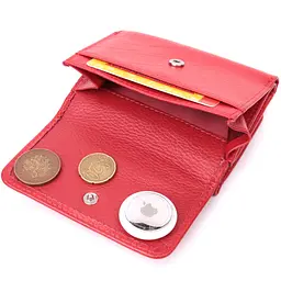 Шкіряний яскравий гаманець для жінок ST Leather 22505 червоний - мініатюра 7