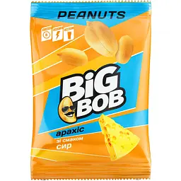 Арахіс смажений солоний Big Bob зі смаком сиру 120 г