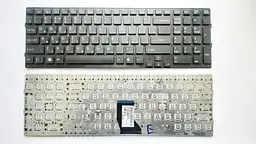 Клавіатура для ноутбуків Sony Vaio VPC-CB17 чорна без рамки, під підсвічування RU/US