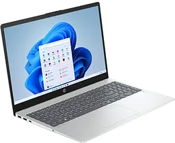 Ноутбук HP OmniBook 3 15-fn0006ua 15.6" FHD IPS AG AMD AI 5 340 24GB F1024GB UMA Win11 сріблястий - мініатюра 2