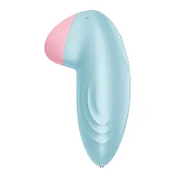 Вібратор для клітора Satisfyer Tropical Tip 8.5 см блакитний - мініатюра 2