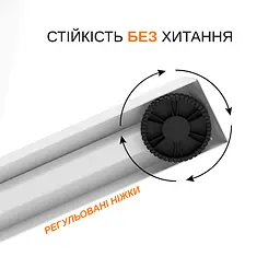 Електричний стіл для роботи сидячи та стоячи з регулюванням висоти Itech MT12BW - мініатюра 8