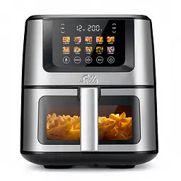 Мультипіч (аерогриль) Solis Air Fry & Dry XL 7,5 л срібляста (97977)