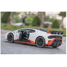 Колекційна металева модель автомобіля АвтоЕксперт Lamborghini Huracan STO з інерцією, світлом та звуком 1:24 - мініатюра 10