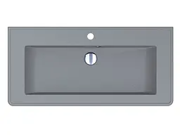 Умивальник Miraggio TRES GRAY (0001509) Mirasoft, Матовий, Накладний/Врізний, Сірий - мініатюра 4