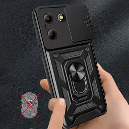 Панель BeCover Military для ZTE Blade A54 Black (712172) - мініатюра 4