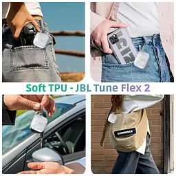 Чохол для навушників BeCover для JBL Tune Flex 2 Transparent (714829) - мініатюра 5