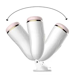 Автоматичний мастурбатор FoxShow Vibrating Vagina Cup з інтерактивною функцією - мініатюра 7